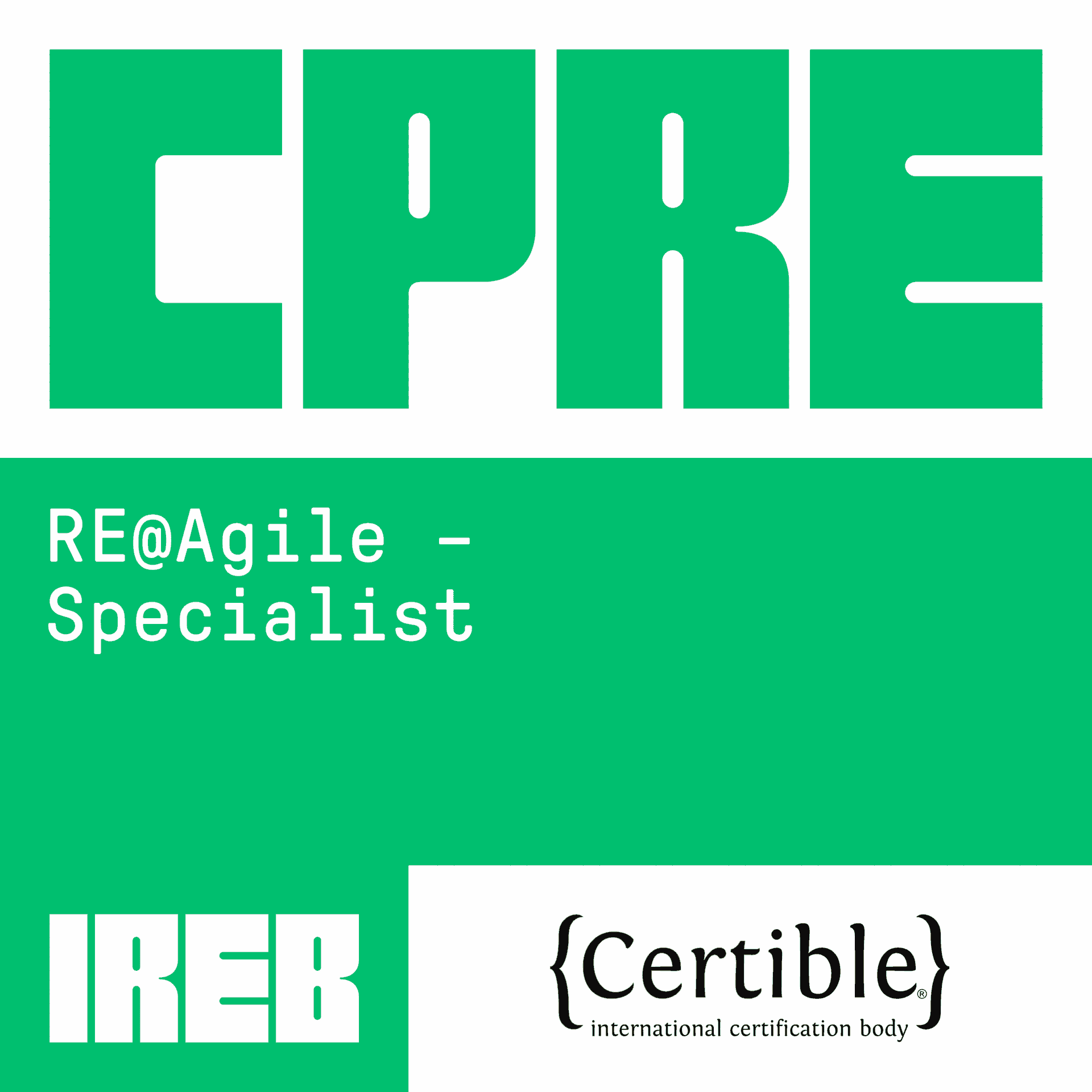 IREB CPRE Requirements Engineer Agile Specialist Abzeichen