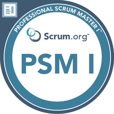 Professional Scrum Master 1 Abzeichen