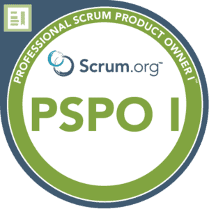 Professional Scrum Product Owner 1 Abzeichen