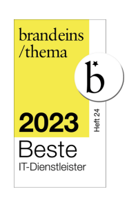 Auszeichnung durch brandeins: Beste IT-Dienstleister 2023