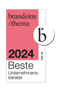 Auszeichnung durch brandeins: Beste Unternehmensberater 2024