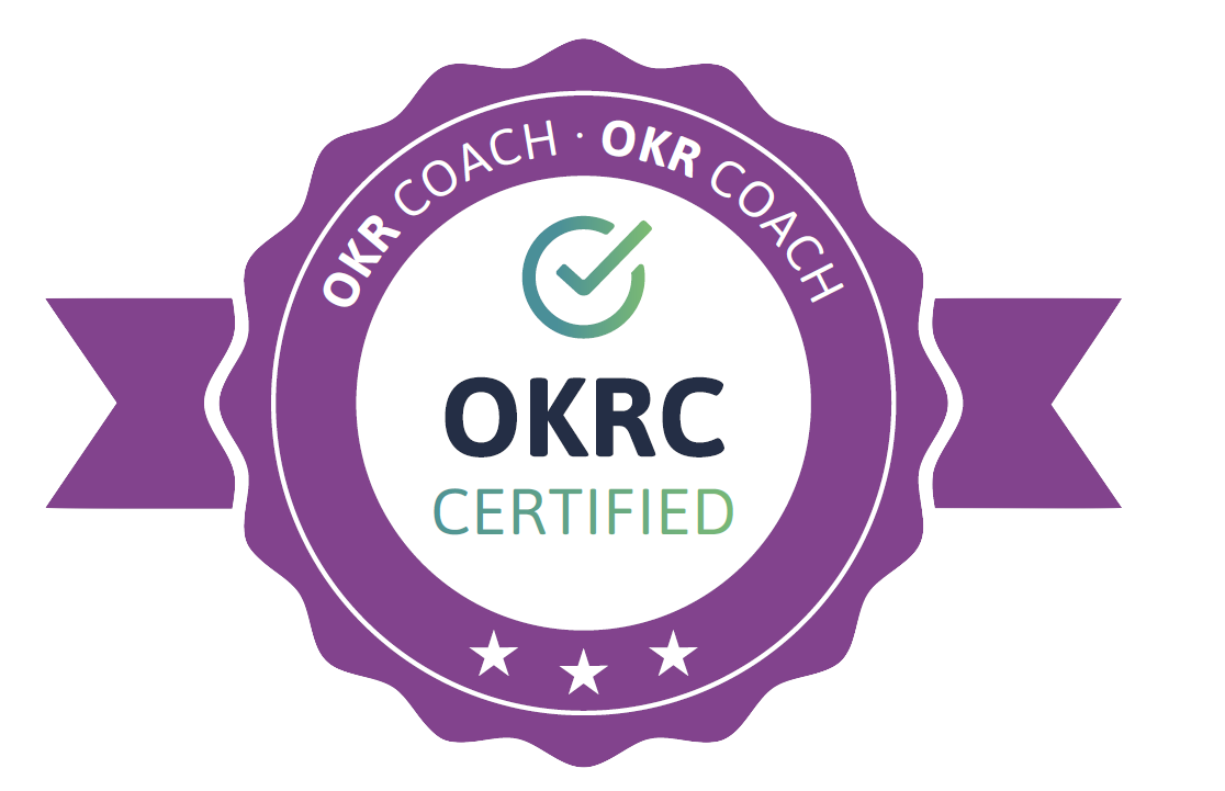 Certified OKR Coach Abzeichen