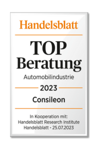 Auszeichnung durch Handelsblatt Top Beratung Automobil 2023