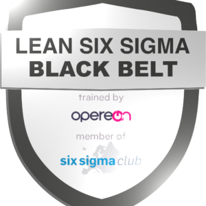 Lean Six Sigma Black Belt Abzeichen