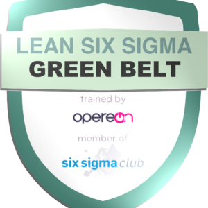 Lean Six Sigma Green Belt Abzeichen