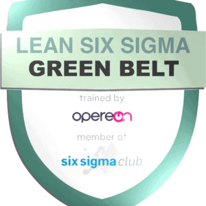 Lean Six Sigma Green Belt Abzeichen