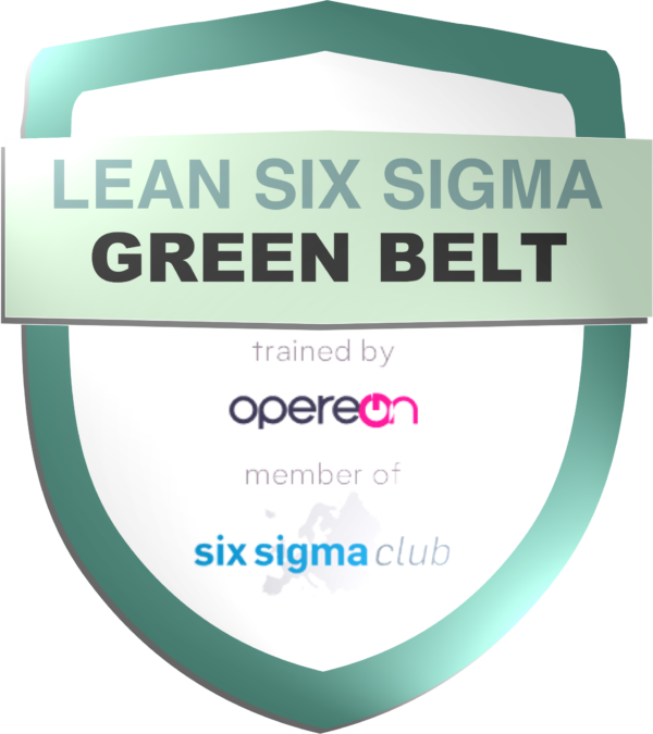 Lean Six Sigma Green Belt Abzeichen