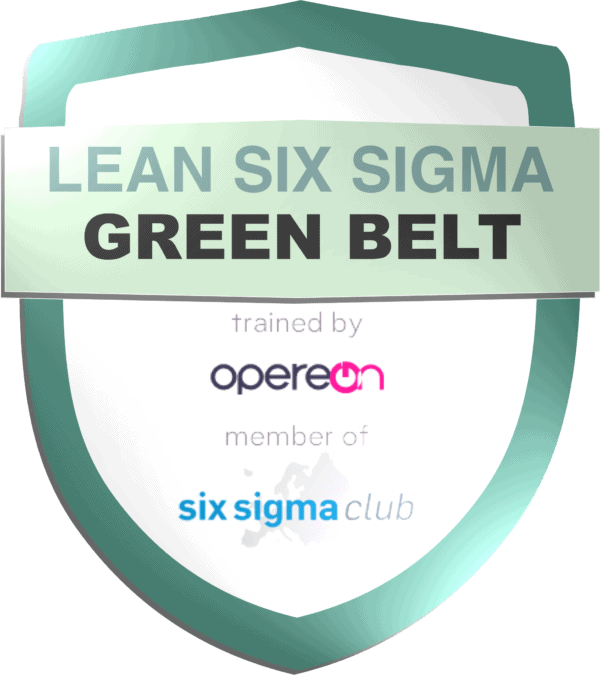 Lean Six Sigma Green Belt Abzeichen