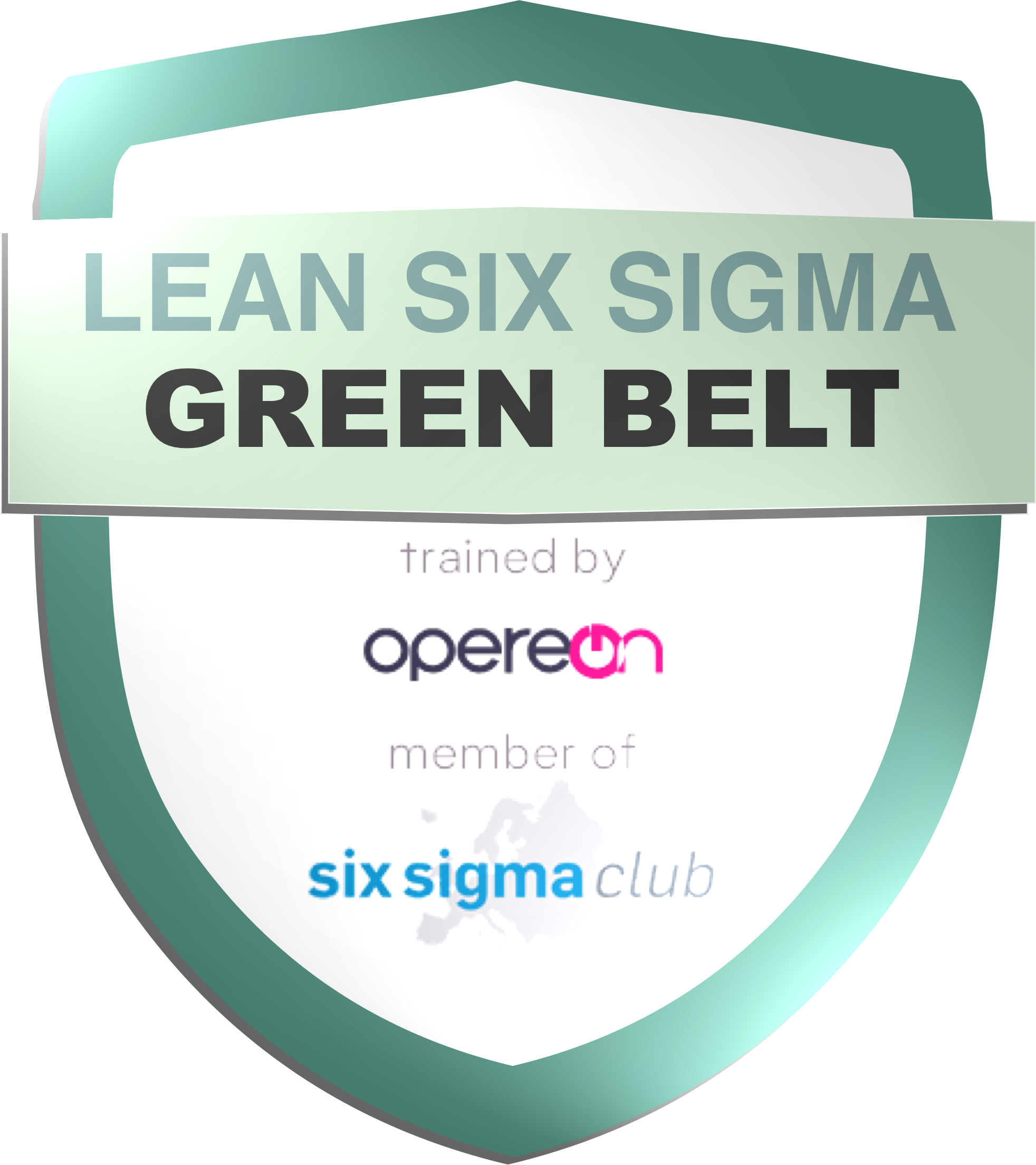 Lean Six Sigma Green Belt Abzeichen