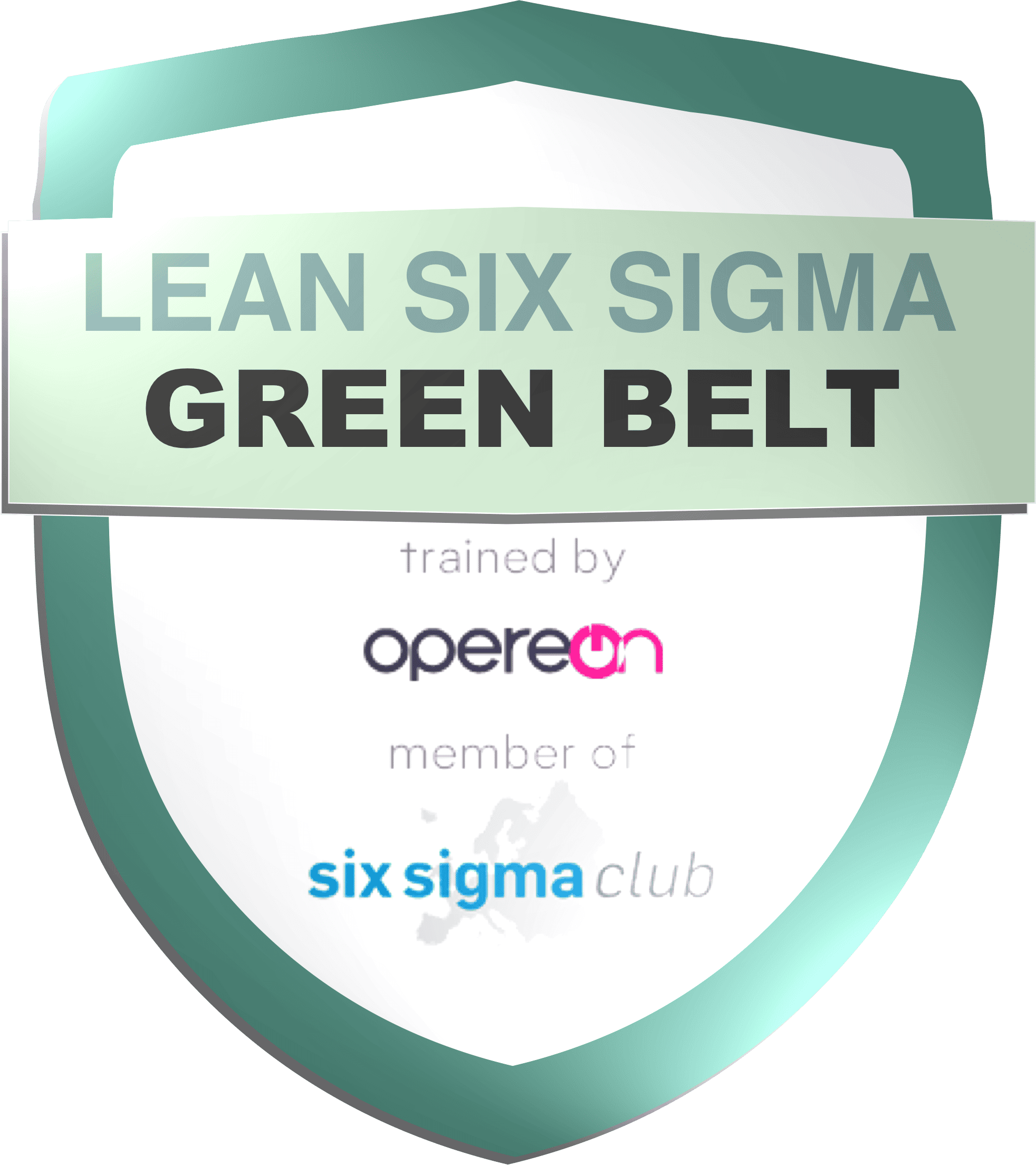 Lean Six Sigma Green Belt Abzeichen